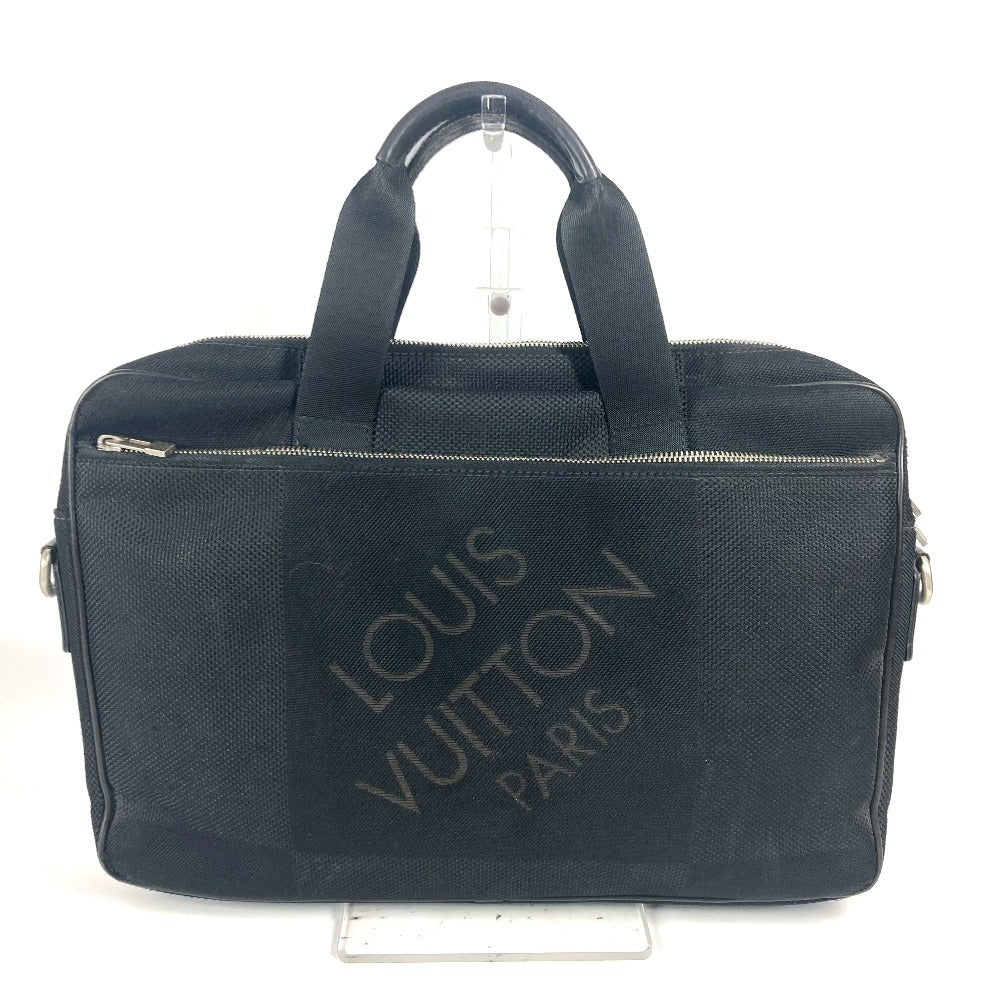 LOUIS VUITTON Business bag Damier Jean Canvas black Damier Jean Associate GM