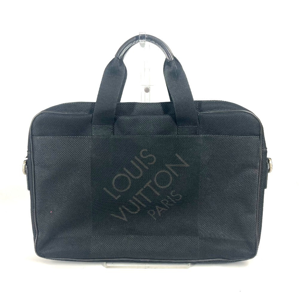 LOUIS VUITTON Business bag Damier Jean Canvas black Damier Jean Associate GM