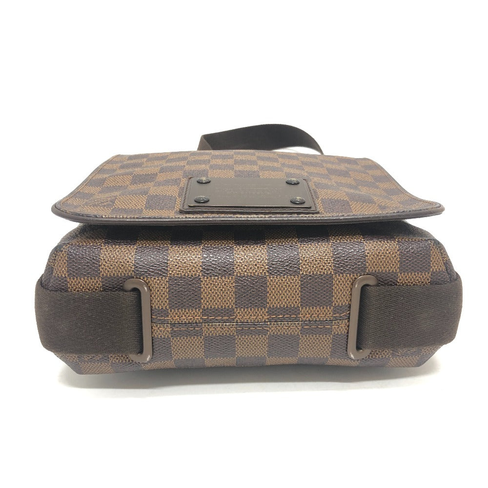 LOUIS VUITTON Shoulder Bag Damier canvas Brown Brooklyn PM