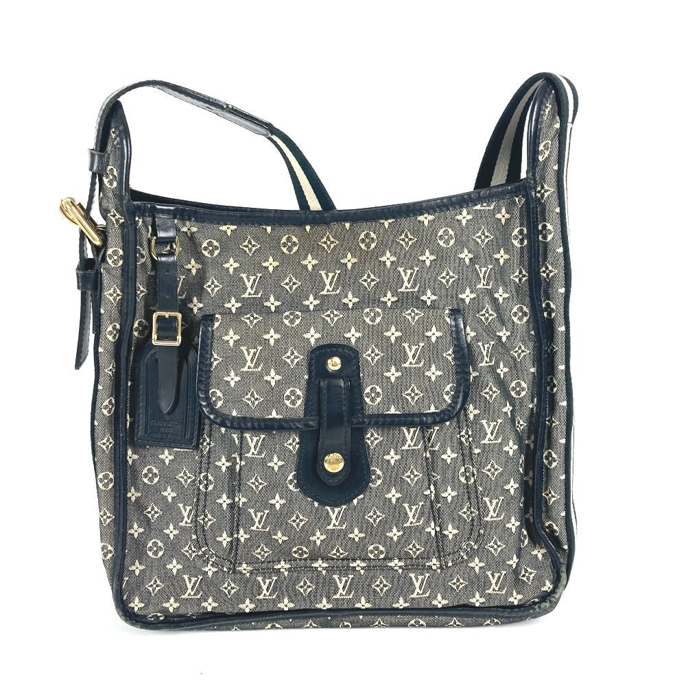 LOUIS VUITTON Shoulder Bag Monogram mini canvas Navy Monogram mini Bussus Marie Kate