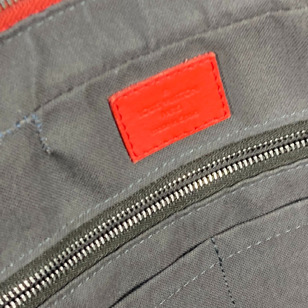 LOUIS VUITTON Business bag N41143 Damier Anfini Leather Red Damier Anfini Porto Document Voyage PDV mens