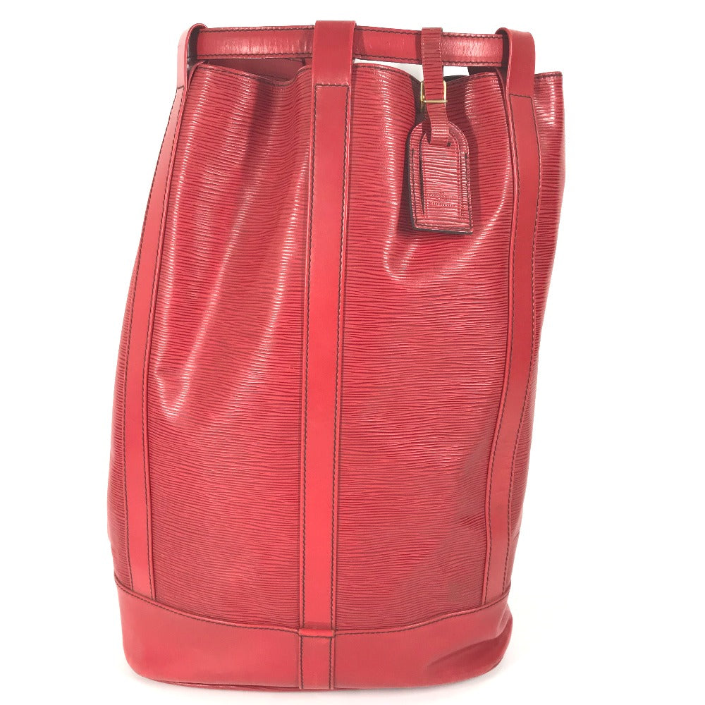 LOUIS VUITTON Shoulder Bag Epi Leather Red Epi RandonneeGM Women