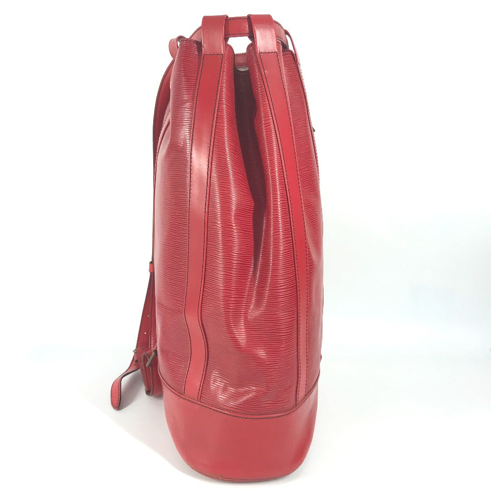 LOUIS VUITTON Shoulder Bag Epi Leather Red Epi RandonneeGM Women