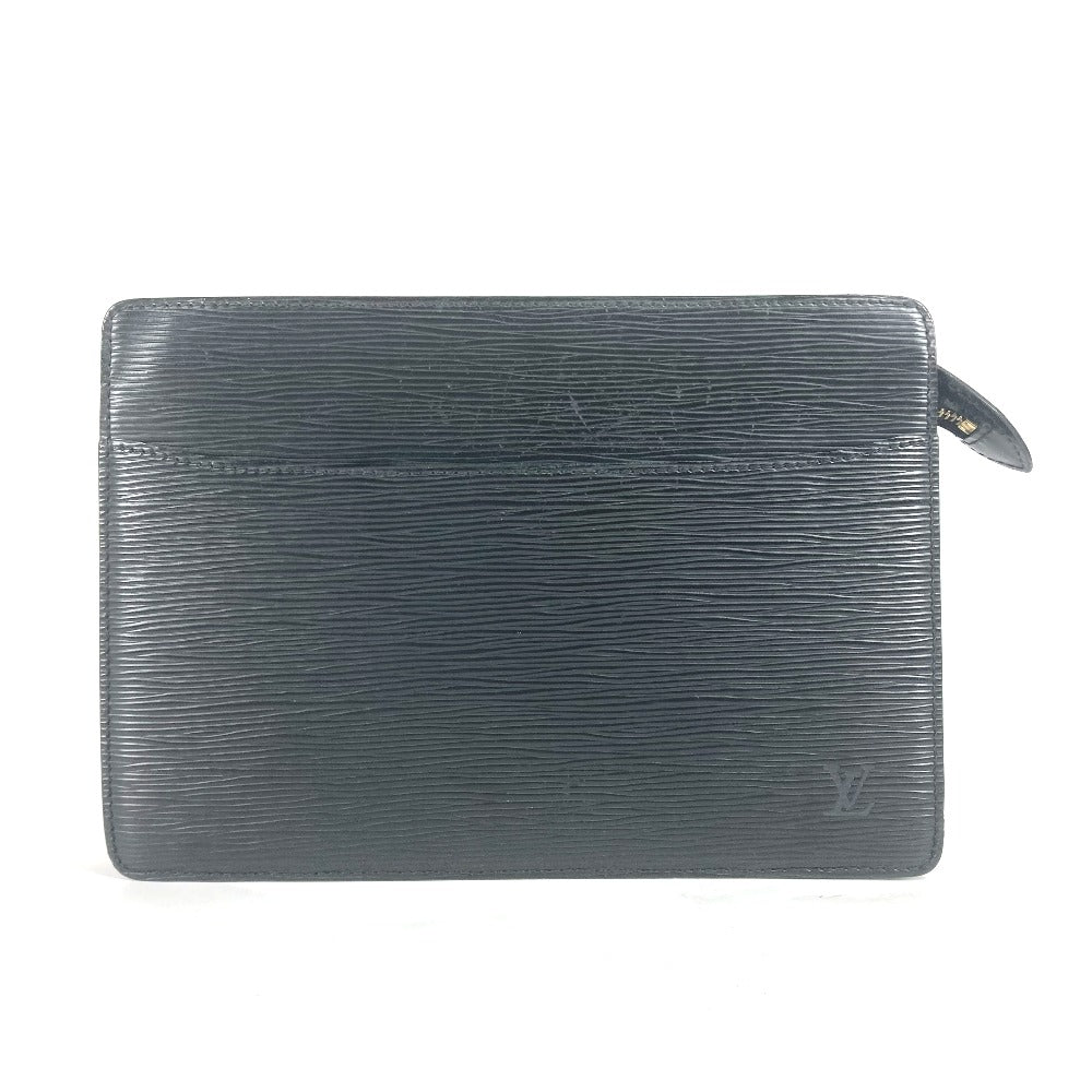 LOUIS VUITTON business bag M52522 Epi Leather black Epi Pochette Homme mens