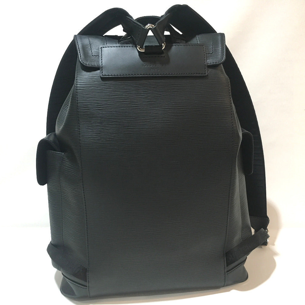 LOUIS VUITTON Backpack Epi Leather black Epi Christopher PM backpack
