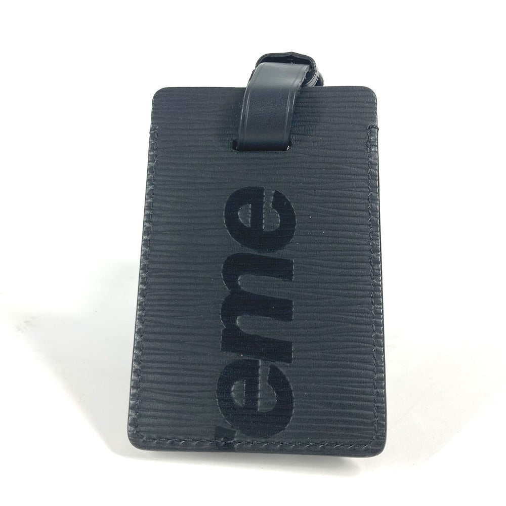 LOUIS VUITTON Name tag Epi Leather black Epi Supreme collaboration unisex(Unisex)