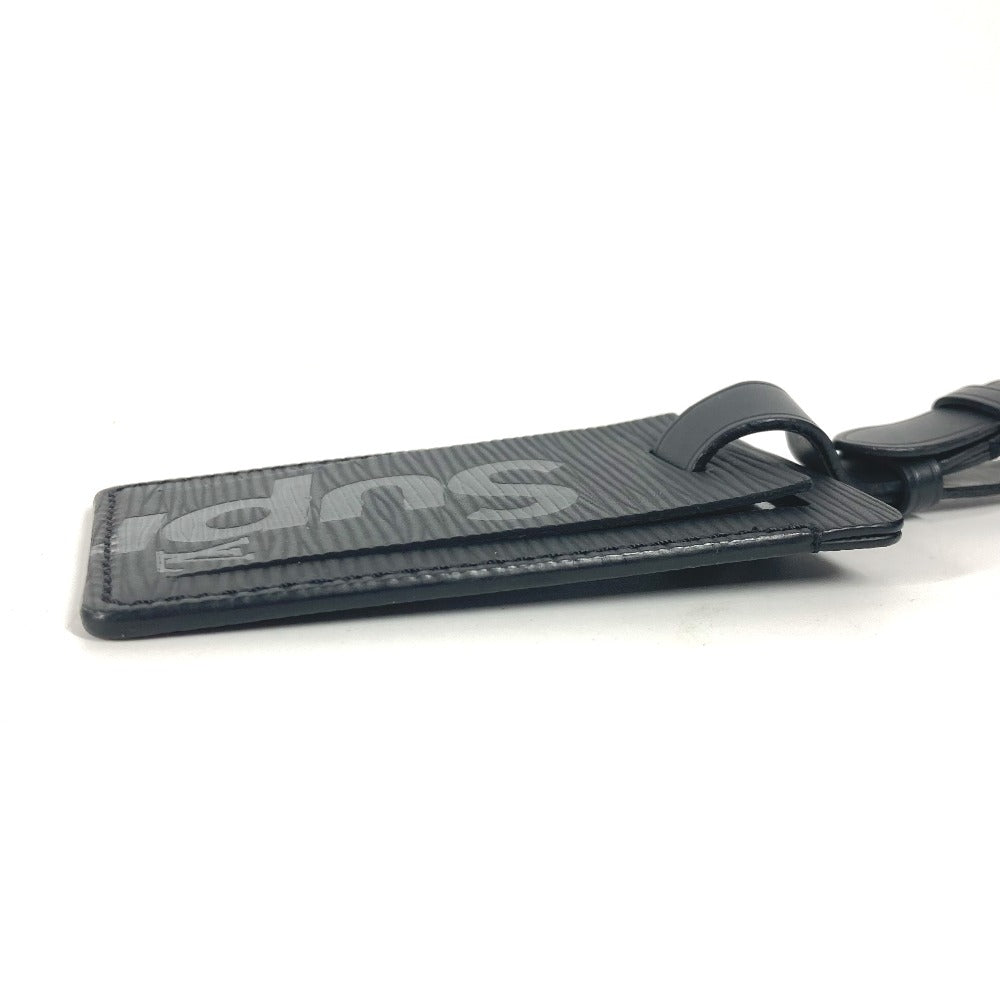 LOUIS VUITTON Name tag Epi Leather black Epi Supreme collaboration unisex(Unisex)
