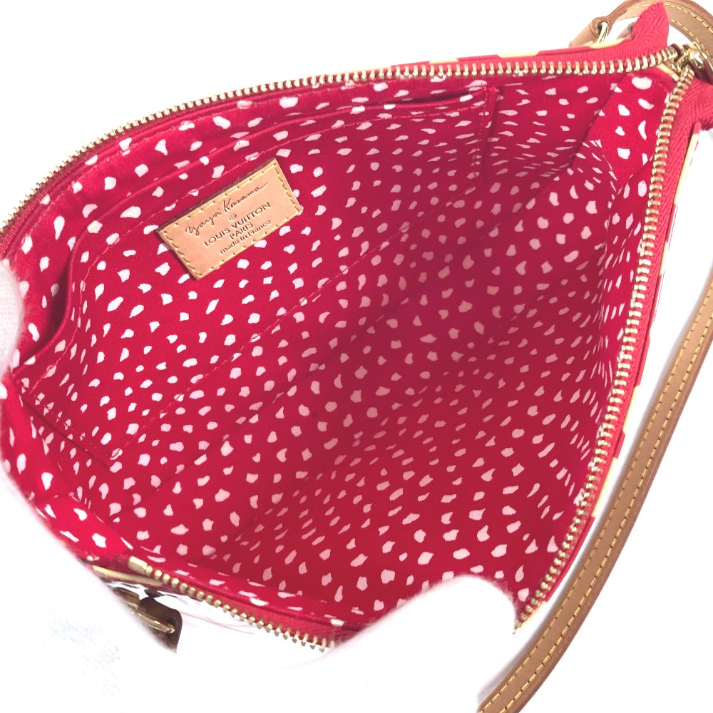 LOUIS VUITTON Shoulder Bag Patent leather Red Vernis Yayoi Kusama collaboration Dot Infinity Pochette Accessories Women