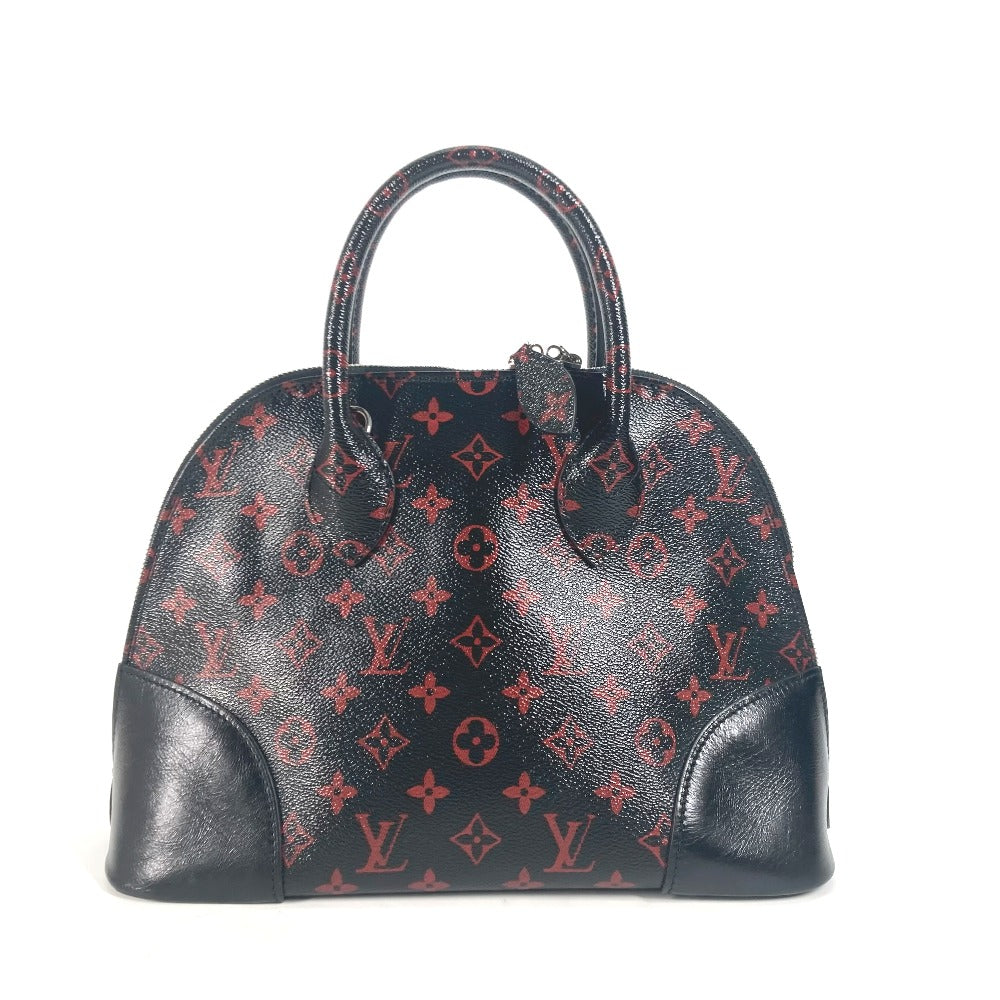 LOUIS VUITTON Shoulder Bag Coated canvas black Monogram Anfra Rouge Alma PM