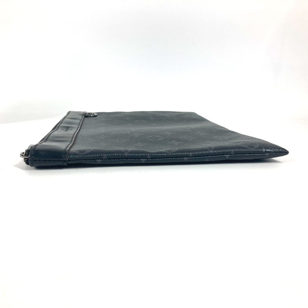 LOUIS VUITTON Clutch bag Monogram Eclipse Canvas black Monogram Eclipse Pochette Discovery unisex(Unisex)