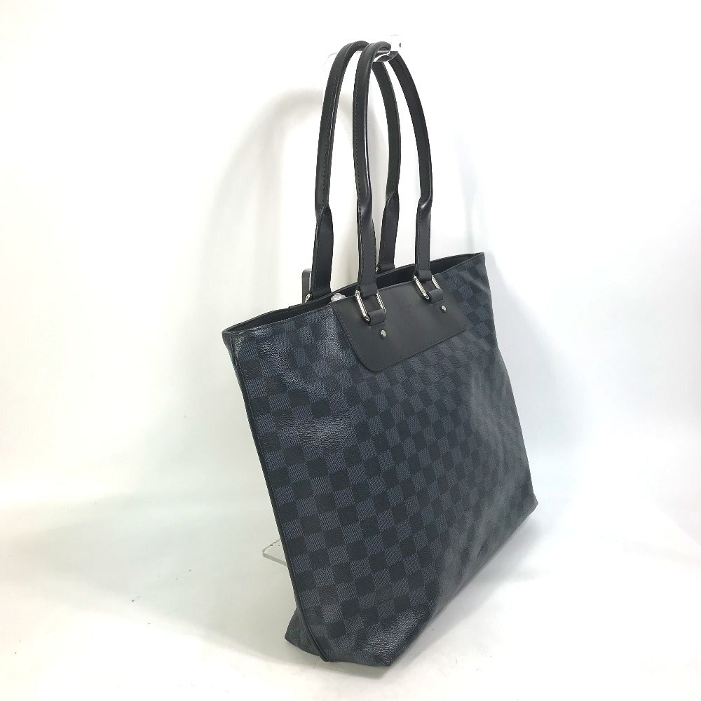 LOUIS VUITTON Tote Bag Damier Cobalt Canvas Navy Damier Cobalt Cabavayage mens
