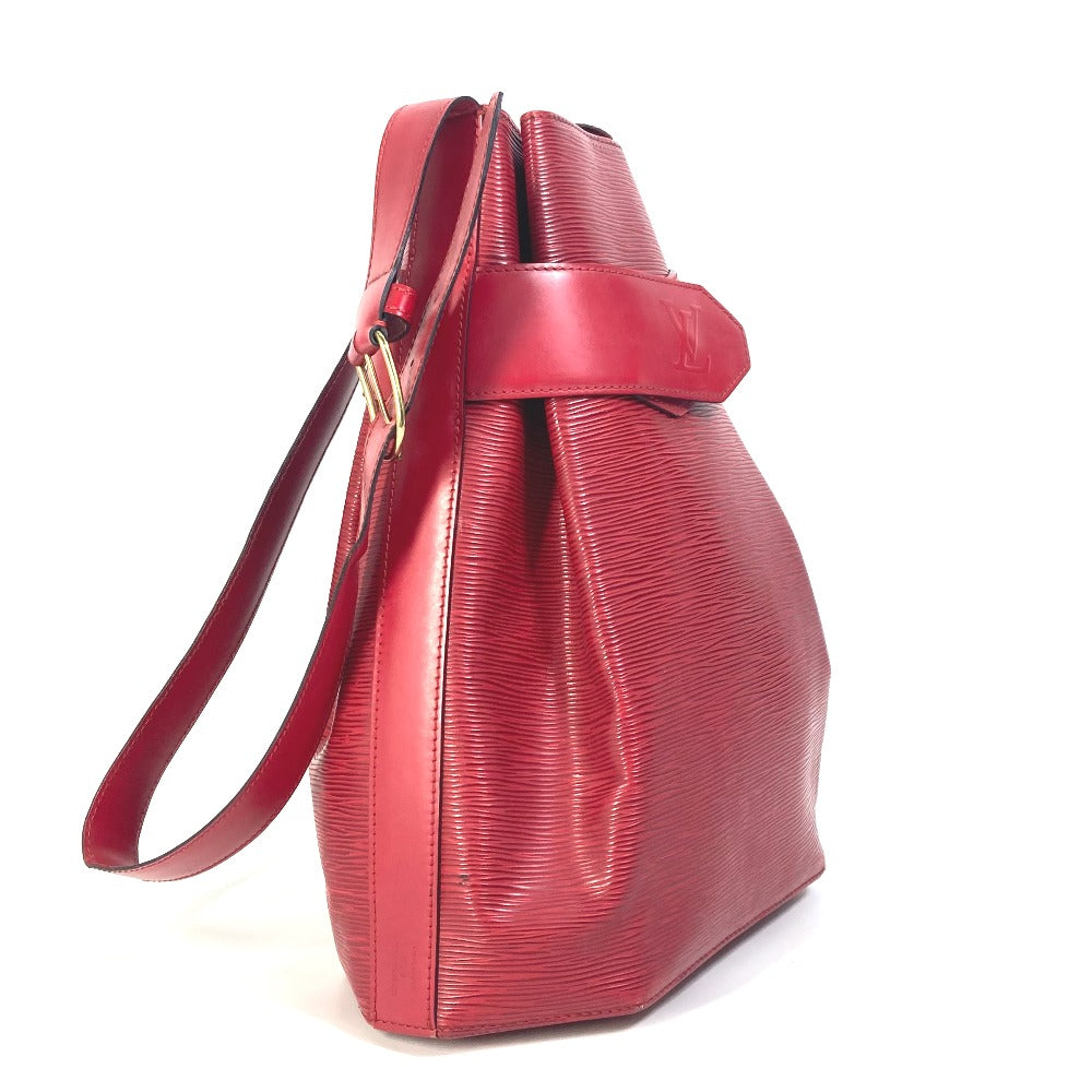 LOUIS VUITTON Shoulder Bag Epi Leather Red Epi Sack de Paul Women