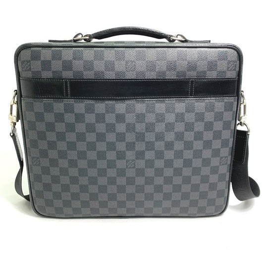LOUIS VUITTON Business bag N58030 Damier Grafitto Canvas black Damier Graphite Crossbody Steve