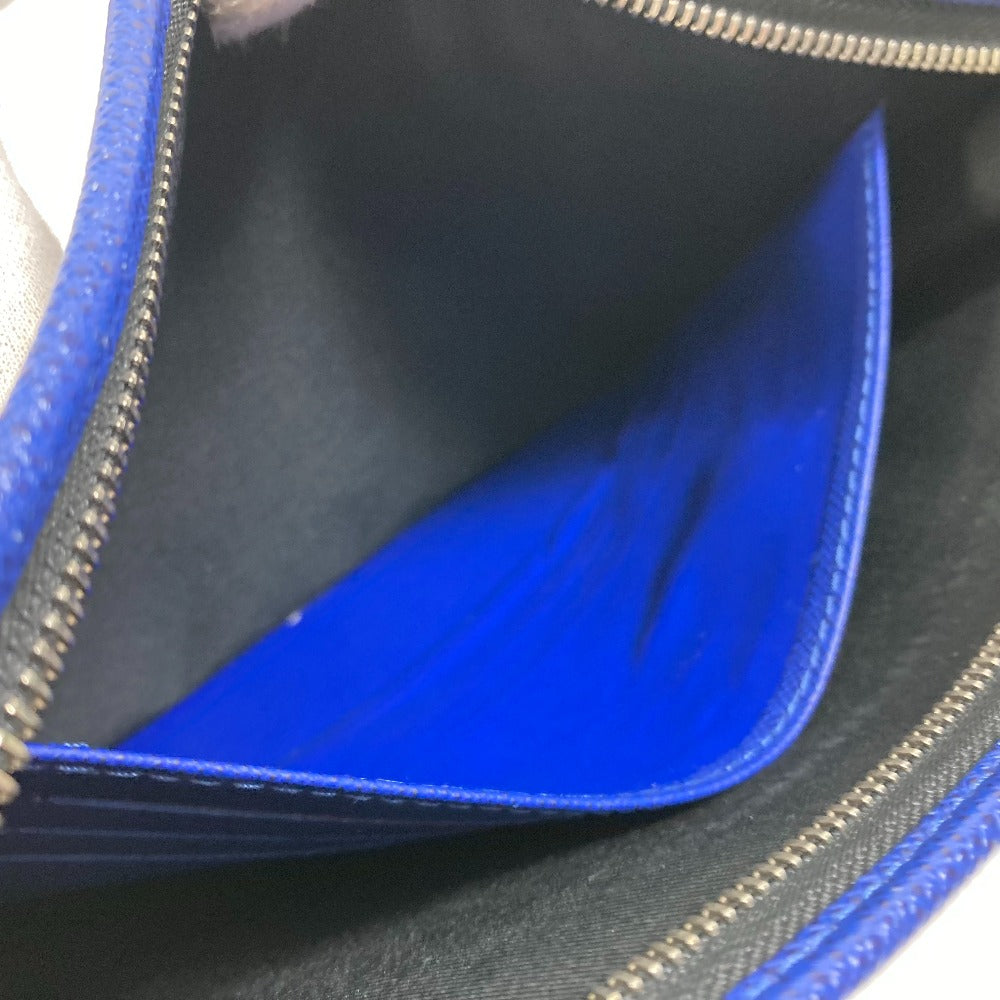 LOUIS VUITTON business bag M30575 Taiga Leather blue Taiga Pochette Voyage MM mens