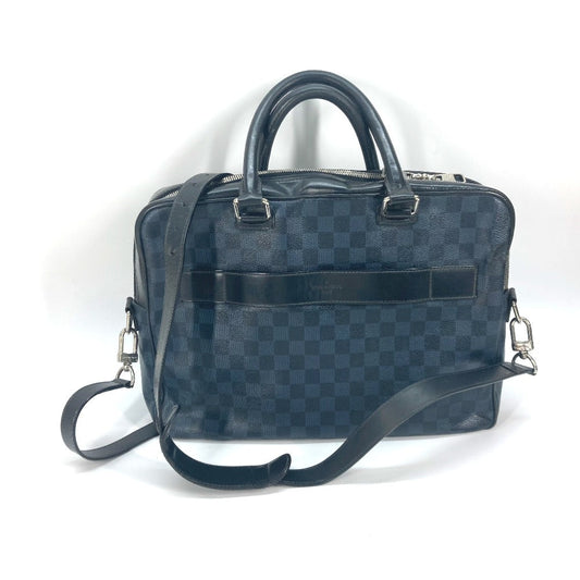 LOUIS VUITTON Business bag m41347 Damier Cobalt Canvas black Damier Cobalt Porto Documan Business PDB mens