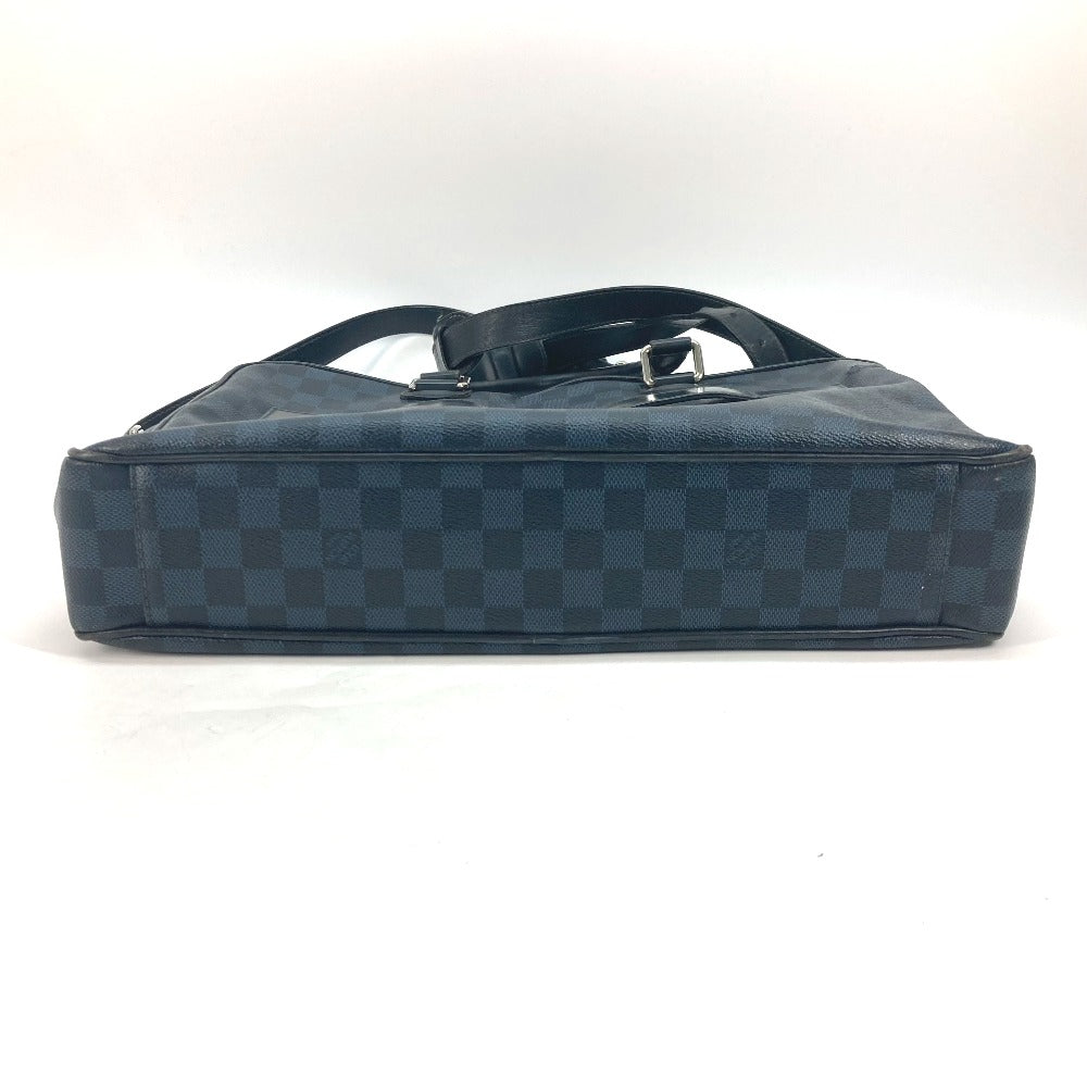 LOUIS VUITTON Business bag m41347 Damier Cobalt Canvas black Damier Cobalt Porto Documan Business PDB mens