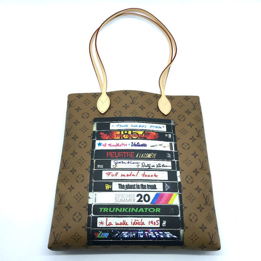 LOUIS VUITTON Tote Bag Monogram reverse canvas Brown type Monogram Reverse Video Print Carry it