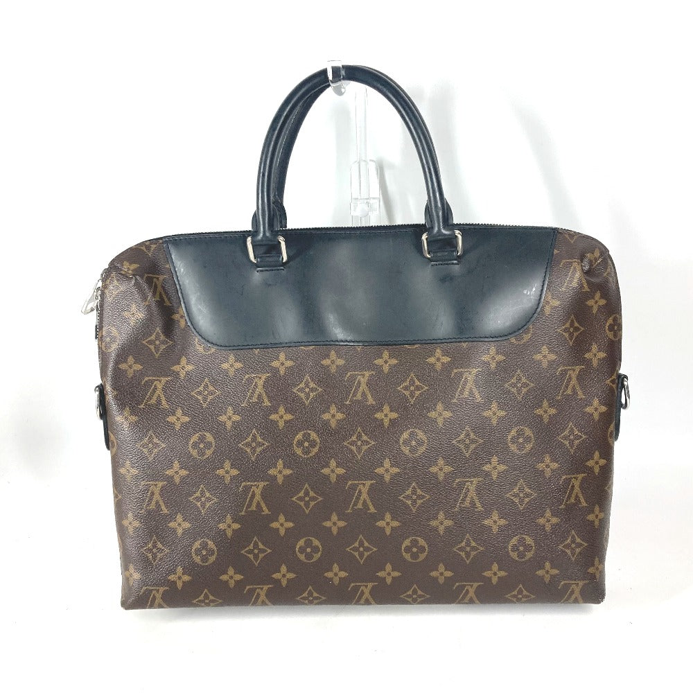 LOUIS VUITTON Business bag Monogram macacer canvas Brown Monogram macacer Porto Documan Jule PDJ