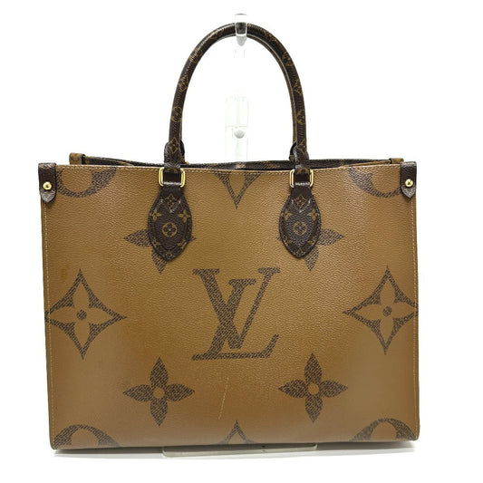 LOUIS VUITTON Tote Bag Monogram canvas Brown Monogram On the Go MM