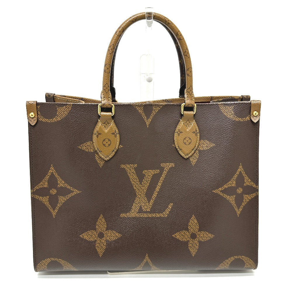 LOUIS VUITTON Tote Bag Monogram canvas Brown Monogram On the Go MM