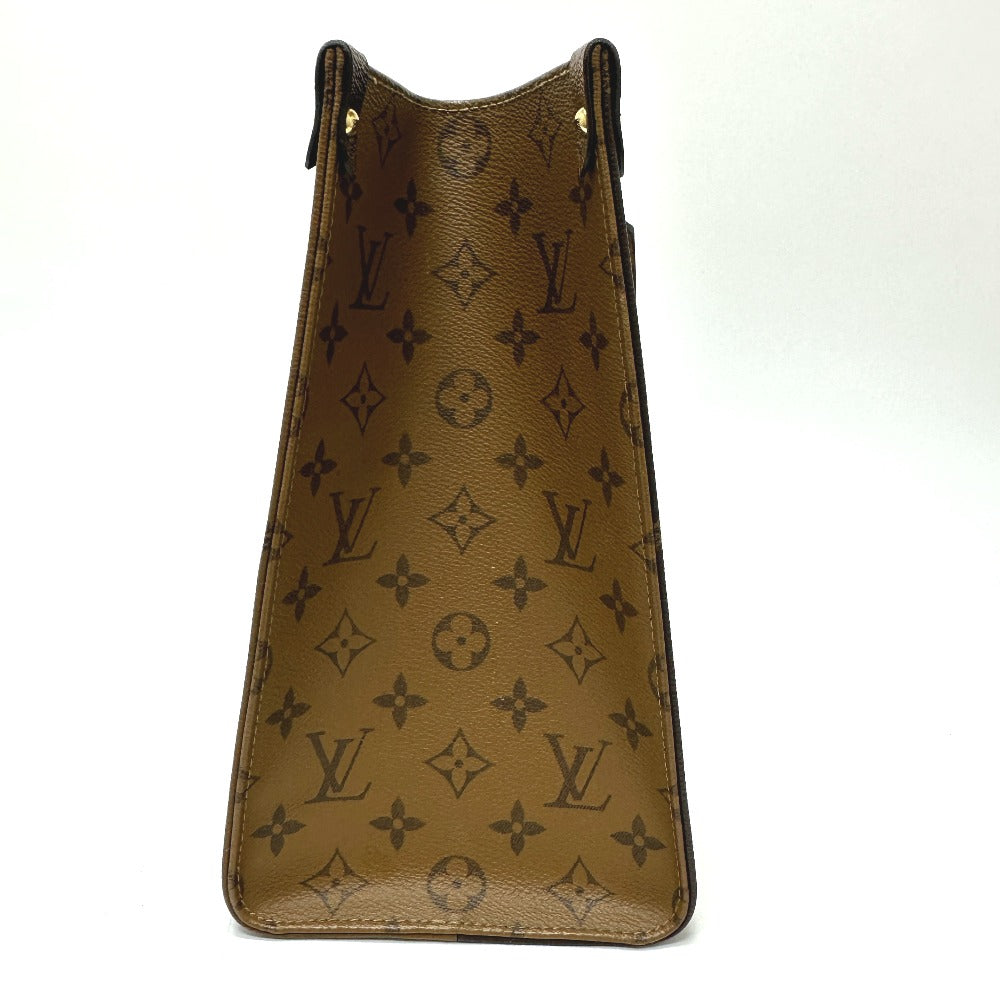 LOUIS VUITTON Tote Bag Monogram canvas Brown Monogram On the Go MM