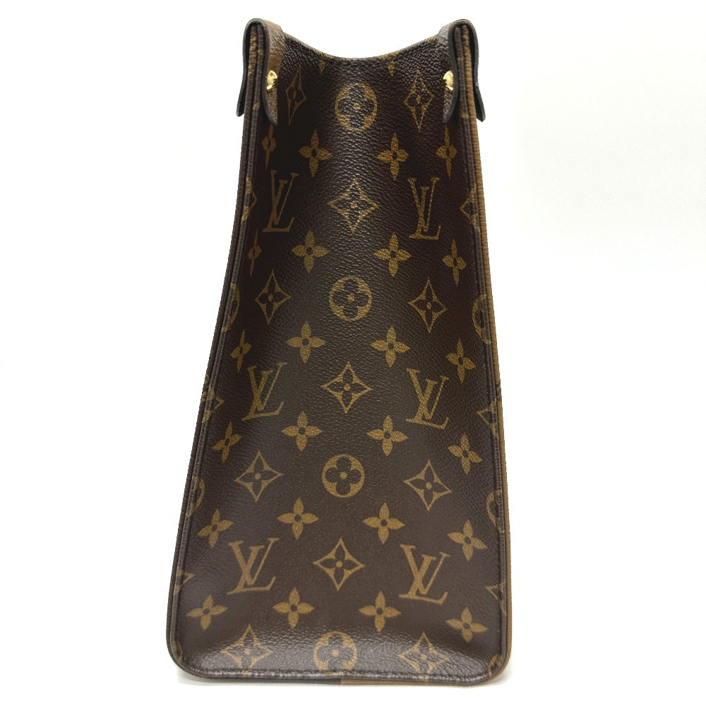 LOUIS VUITTON Tote Bag Monogram canvas Brown Monogram On the Go MM