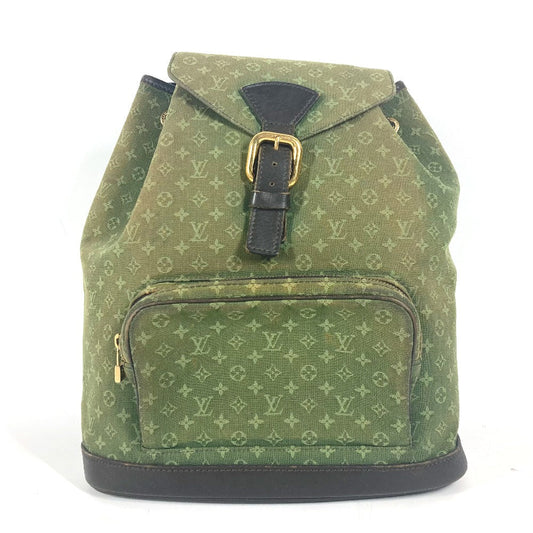 LOUIS VUITTON Backpack Monogram mini canvas khaki Monogram mini Montsouris GM