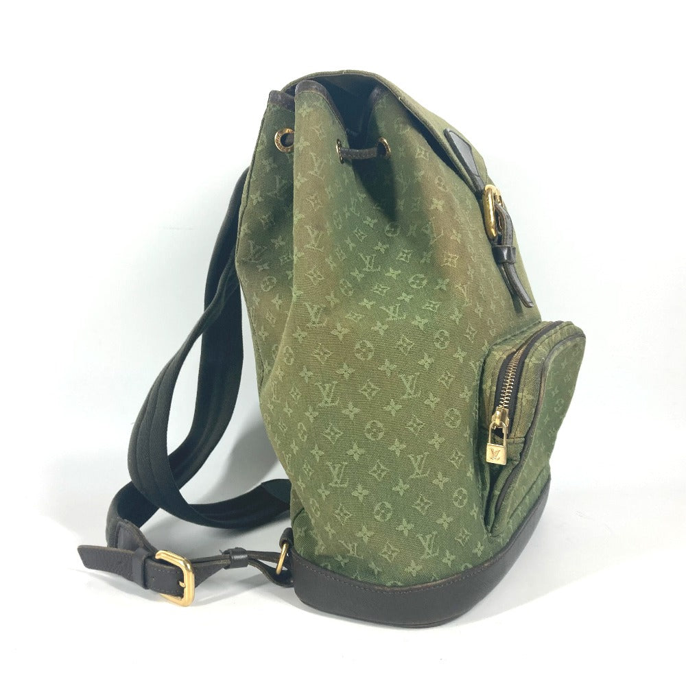 LOUIS VUITTON Backpack Monogram mini canvas khaki Monogram mini Montsouris GM