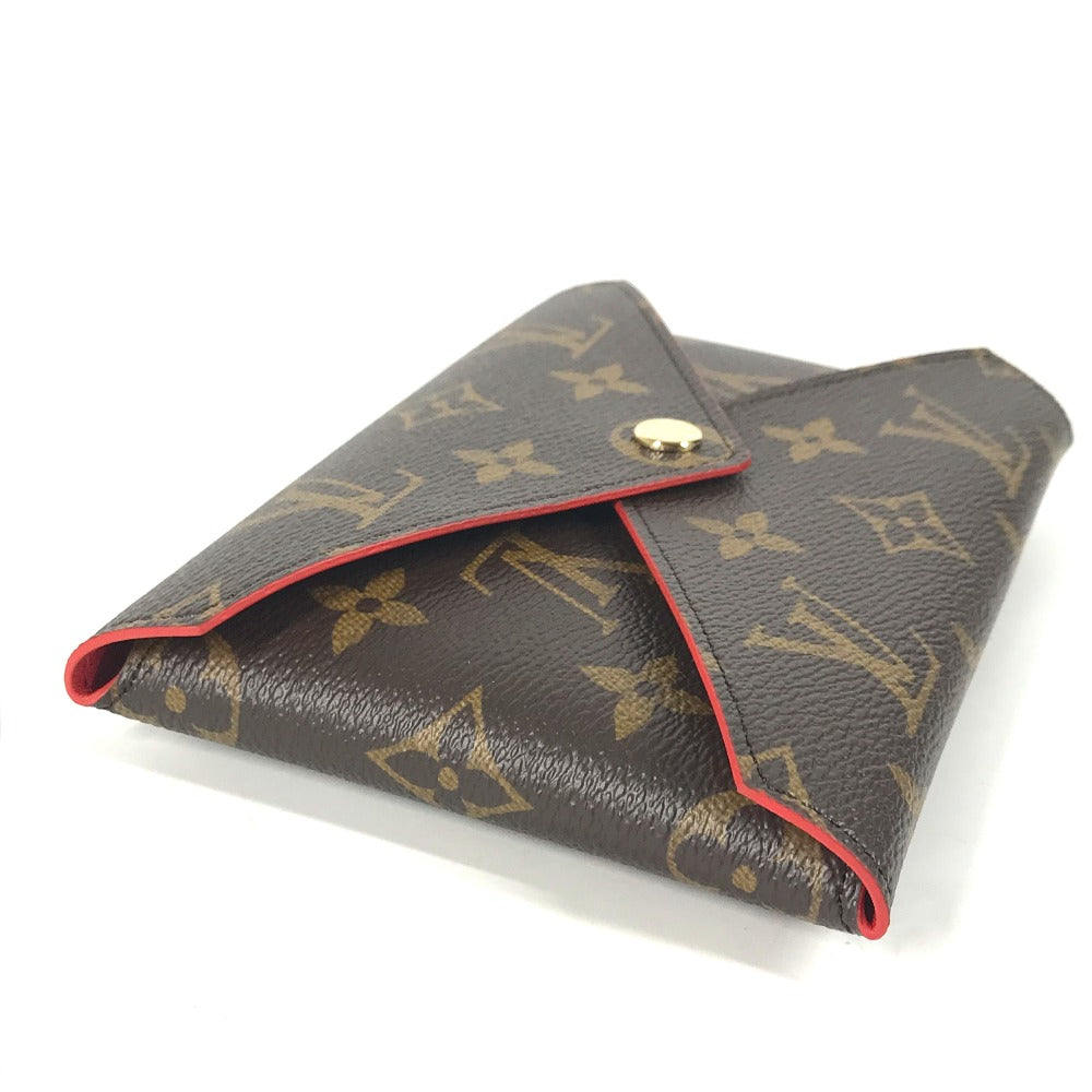 LOUIS VUITTON Clutch bag Monogram canvas Brown Monogram Pochette Kirigami Women