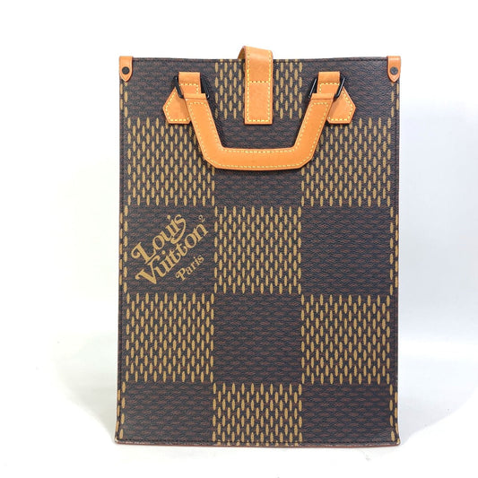 LOUIS VUITTON Tote Bag Damier canvas Brown Damier Giant NIGO collaboration Mini tote mens