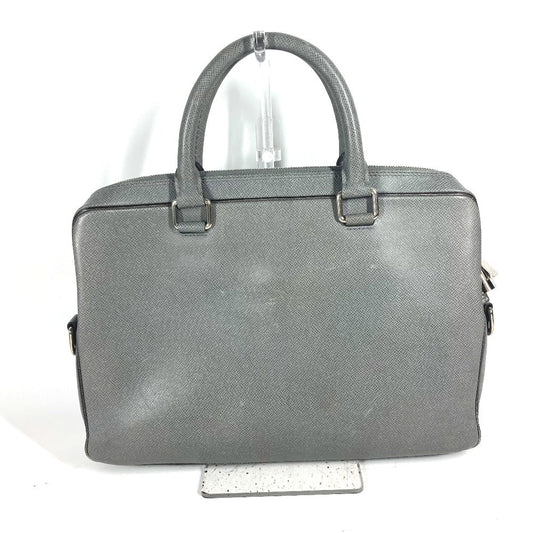 LOUIS VUITTON Business bag M32711 Taiga Leather gray Taiga Taiga Porto Document Business PDB mens
