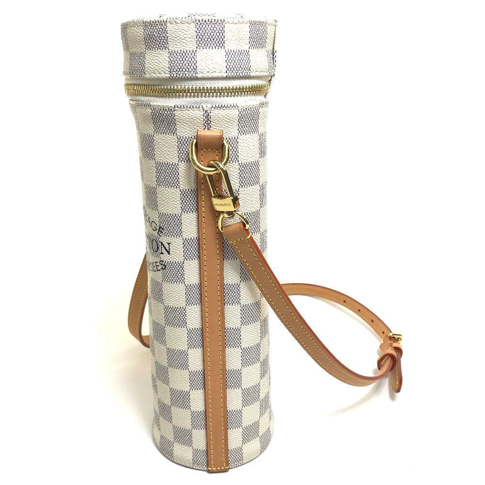 LOUIS VUITTON Other miscellaneous goods Damier Azur Canvas white Shoulder Bag Cool bag, crossbody Porte Buteil bottle holder Women(Unisex)