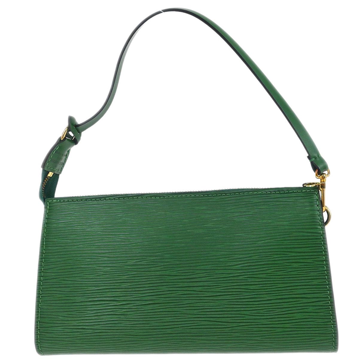 Louis Vuitton 1999 Green Epi Pochette Accessoires 21 Handbag M52954