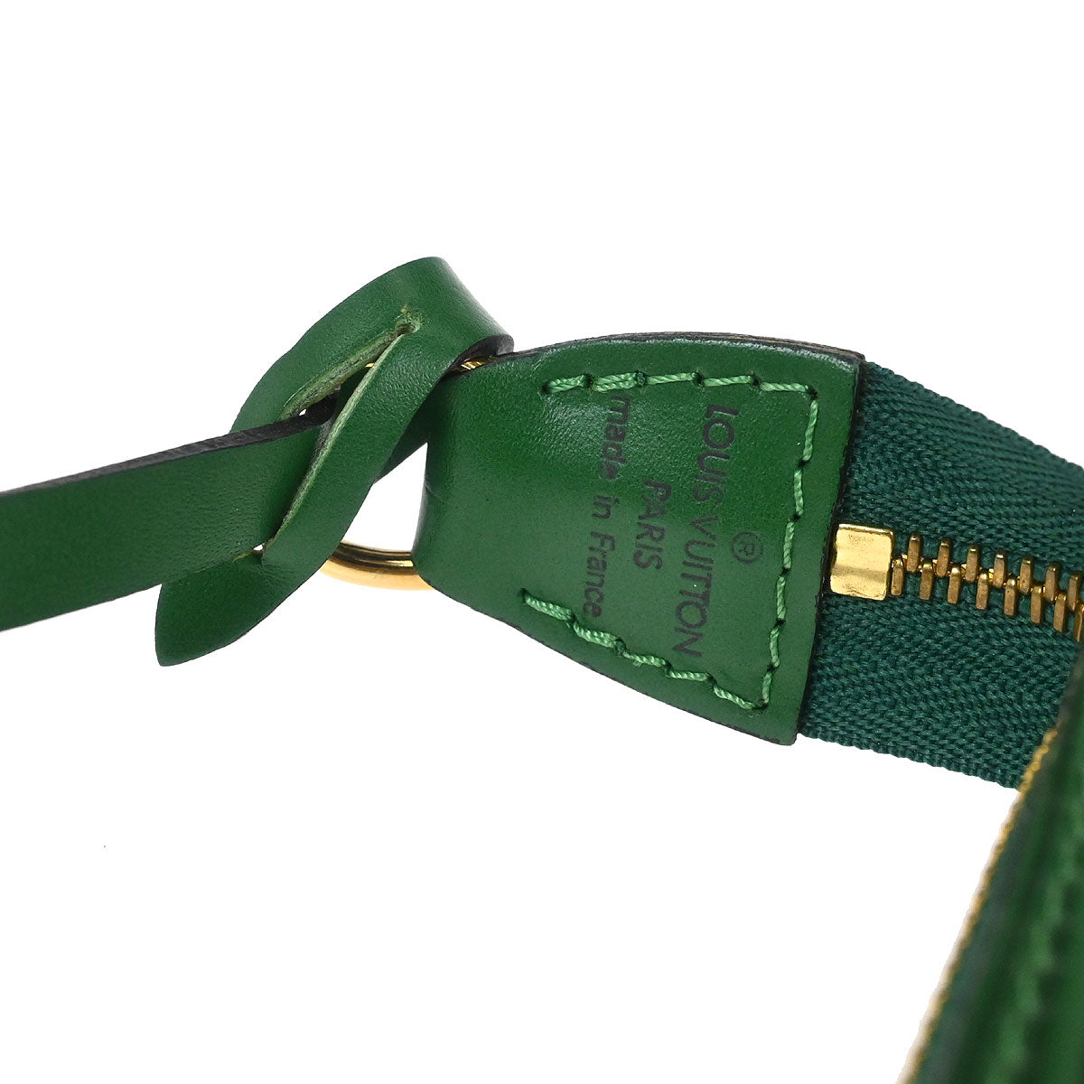 Louis Vuitton 1999 Green Epi Pochette Accessoires 21 Handbag M52954
