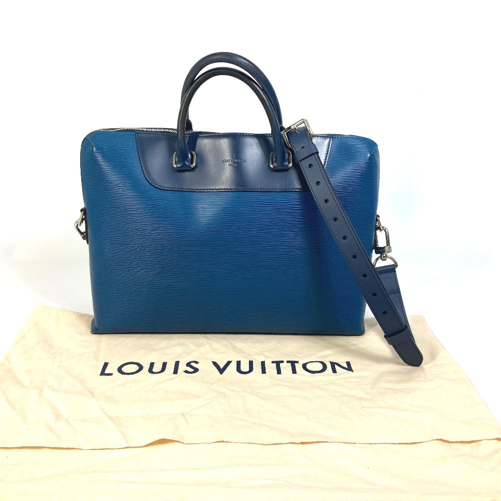 LOUIS VUITTON Business bag M51700 Epi Leather blue Porto documan Jules PDJ Handbag mens