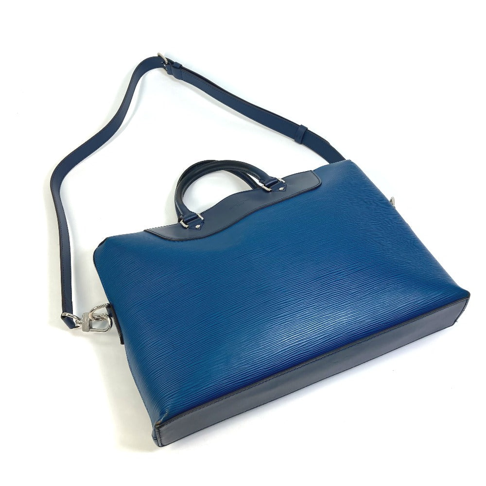 LOUIS VUITTON Business bag M51700 Epi Leather blue Porto documan Jules PDJ Handbag mens