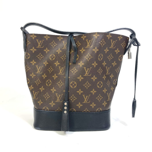LOUIS VUITTON Shoulder Bag Monogram canvas, calfskin black Monogram Idol Women
