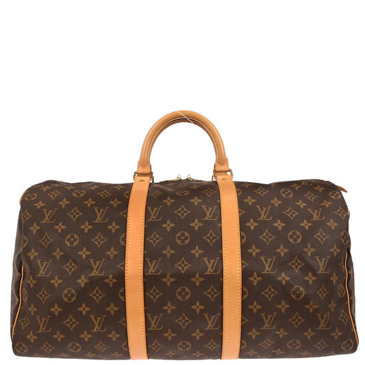 Louis Vuitton 1997 Monogram Keepall 50 Duffle Travel Handbag M41426