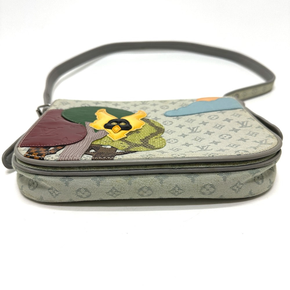LOUIS VUITTON Shoulder Bag Monogram mini canvas gray Monogram mini Conte Defé Musette