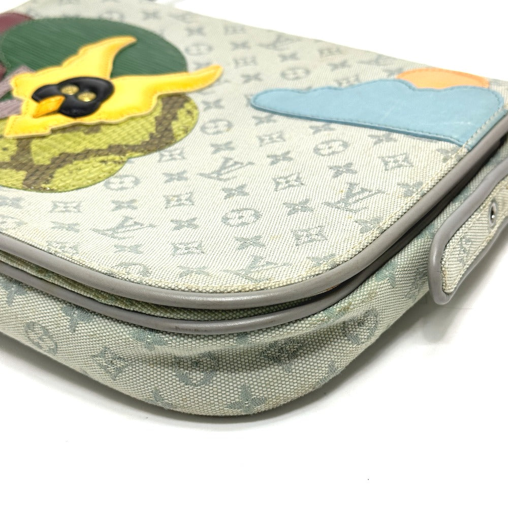 LOUIS VUITTON Shoulder Bag Monogram mini canvas gray Monogram mini Conte Defé Musette