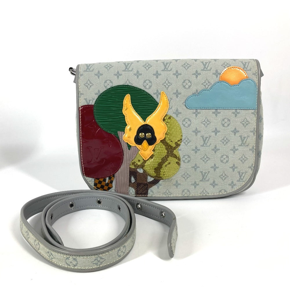 LOUIS VUITTON Shoulder Bag Monogram mini canvas gray Monogram mini Musette Comte de Fe Women