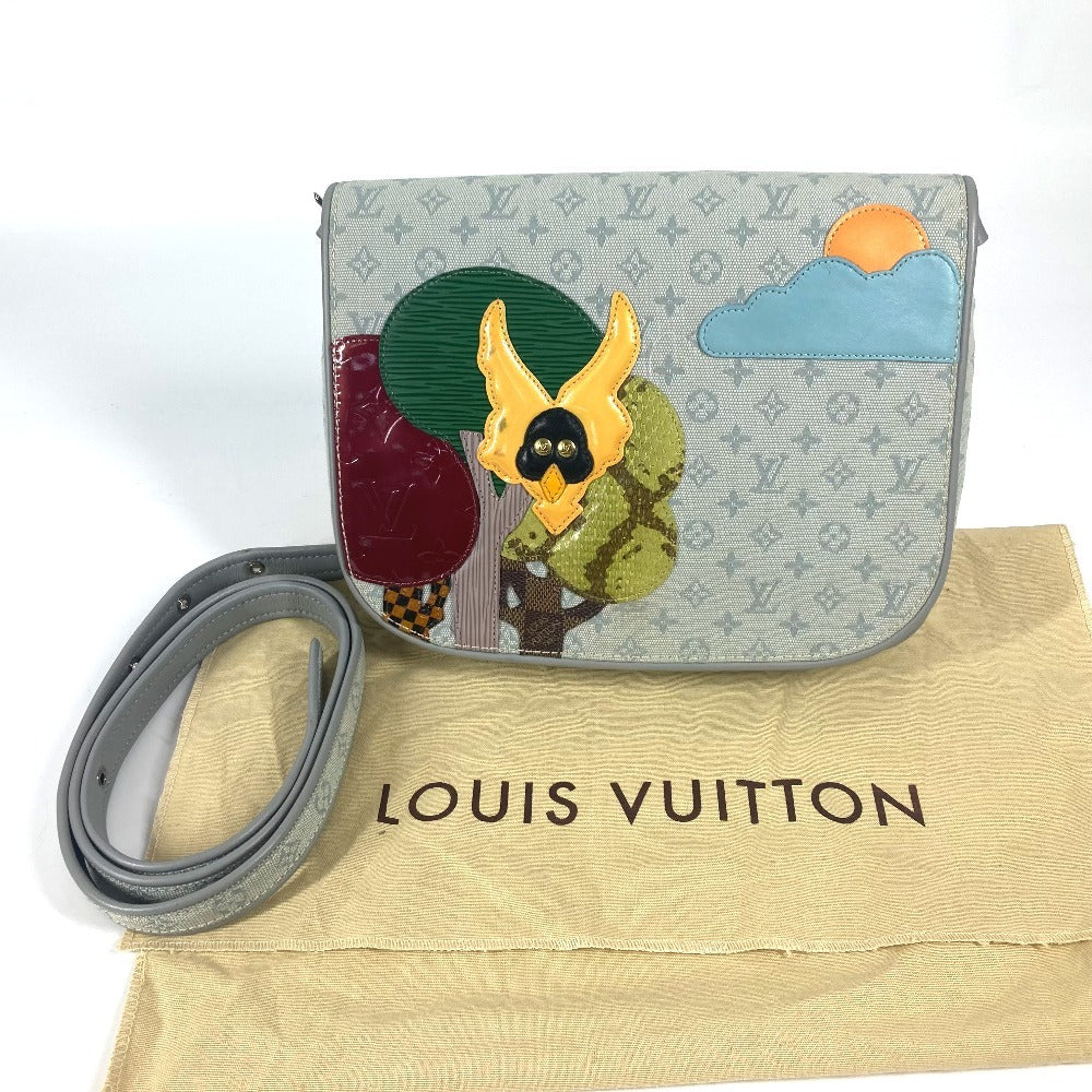LOUIS VUITTON Shoulder Bag Monogram mini canvas gray Monogram mini Musette Comte de Fe Women