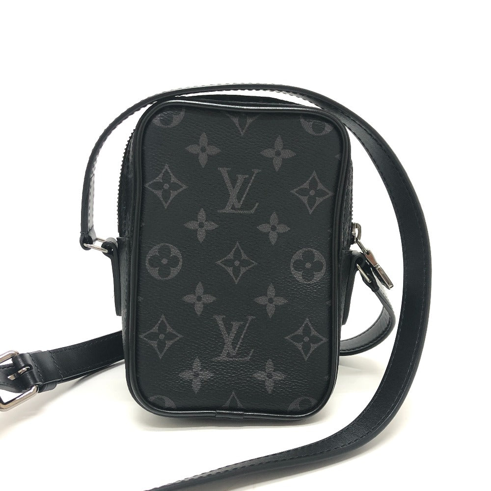 LOUIS VUITTON Shoulder Bag Monogram Eclipse Canvas black Danube PPM Trunk Print