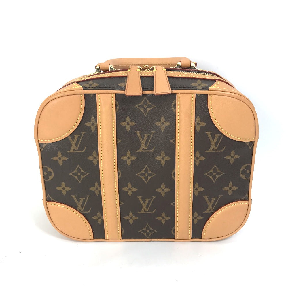 LOUIS VUITTON Boston Duffel bag Monogram canvas Brown Monogram Crossbody Chain Varisette PM Women