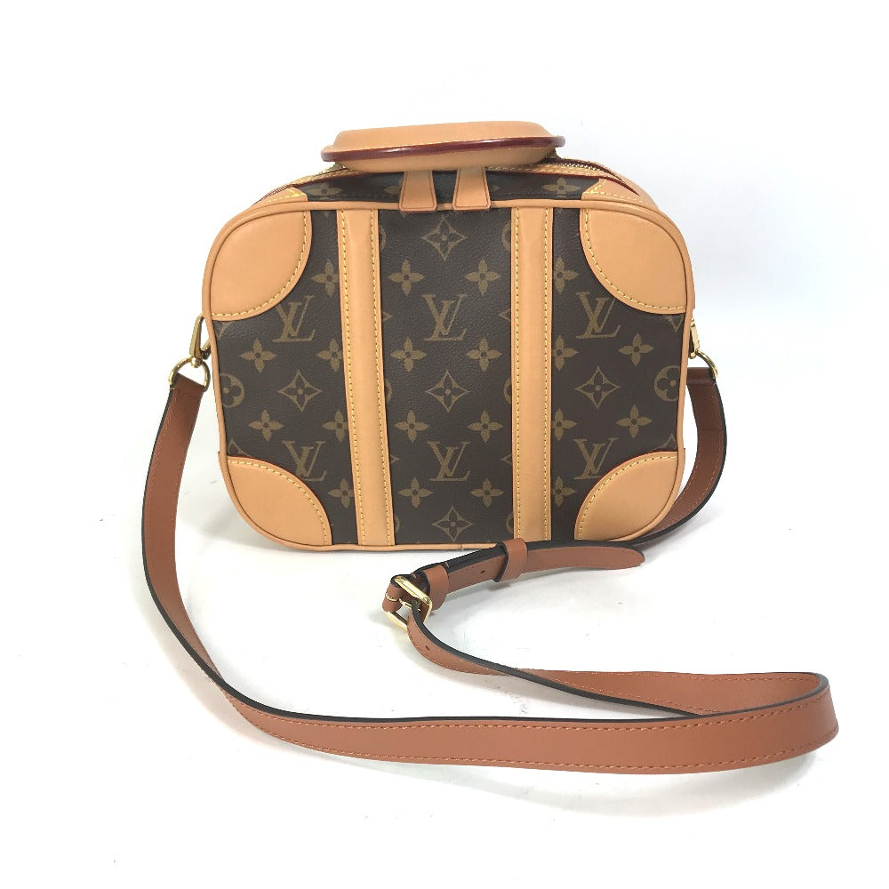 LOUIS VUITTON Boston Duffel bag Monogram canvas Brown Monogram Crossbody Chain Varisette PM Women