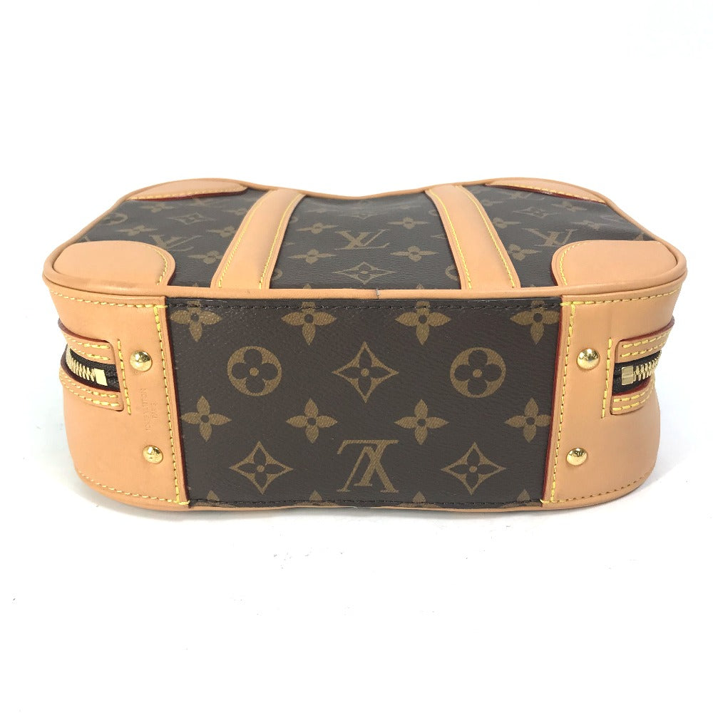 LOUIS VUITTON Boston Duffel bag Monogram canvas Brown Monogram Crossbody Chain Varisette PM Women
