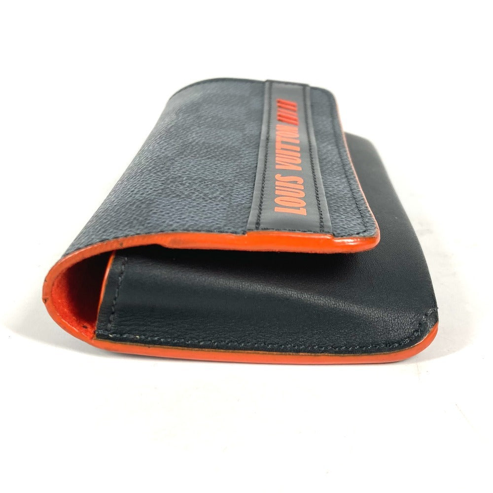 Luxury Women's Clutch Bag | LOUIS VUITTON Pouch Damier Cobalt Canvas Navy Damier Cobalt Etui Lunet Woody unisex(Unisex)