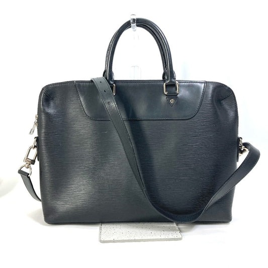 LOUIS VUITTON Business bag N50163 Epi Leather black Epi Porto Documan Jule PDJ mens