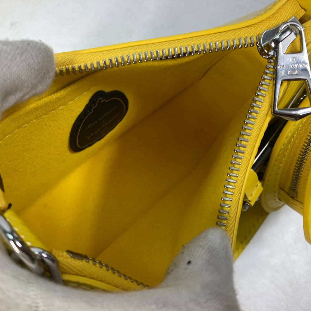 LOUIS VUITTON Handbag M21702 Epi Leather yellow Kusama Yayoi Collaboration LVxYK Malelini Women