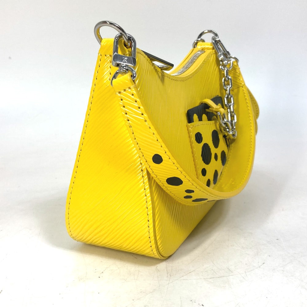 LOUIS VUITTON Handbag Epi Leather yellow Kusama Yayoi Collaboration LVxYK Malelini